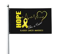 Speranza Per Una Sensibilizzazione Sul Cancro Alla Vescica Garden Flag Durevole Bandiere Da Giardino Divertente Bandiera Da Cortile Per Esterni Fattoria Patio 90X150Cm