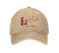 Speranza per Una Sensibilizzazione sul Mieloma Multiplo Uomini Donna Cappelli da papà Cotone Cappellini da Baseball Regolabile Cappello da Cowboy per Viaggi All'Aperto Golf
