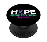 Speranza Prevenzione Suicidio Nastro Depressione Consapevolezza Suicidio PopSockets PopGrip Adesivo