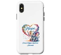 Speranza sindrome da stanchezza cronica Consapevolezza dell'elefante guerriero Custodia per iPhone X/XS
