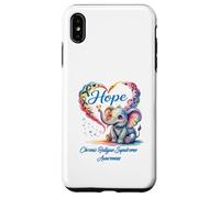 Speranza sindrome da stanchezza cronica Consapevolezza dell'elefante guerriero Custodia per iPhone XS Max