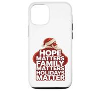 Speranza Vacanze Famiglia Matter Natale Custodia per iPhone 12/12 Pro