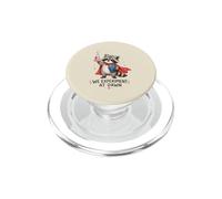 Sperimentiamo all'alba divertente insegnante di scienze procione PopSockets PopGrip per MagSafe