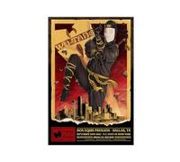 SPERKY Wu-tang Clan - Poster del film su tela, decorazione artistica da parete per soggiorno e camera da letto, senza cornice, 30 x 45 cm