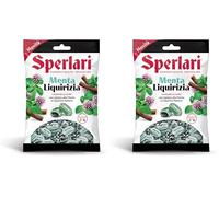 SPERLARI - CARAMELLE DURE MENTA LIQUIRIZIA, 150g (Confezione da 2)