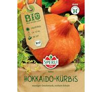 Sperli 81418 BIO Zucca F1, i frutti a forma di cipolla della zucca Hokkaido pesano fino a 1,5 kg