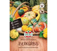 Sperli SPERLI's Villa Kunterbunt 87644 - Semi di zucca ornamentali colorati per decorazioni e artigianato, ideali per pergole e recinzioni, altezza 180 cm, semi di zucca