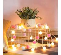 SPERMUOY Catena luminosa per cameretta dei bambini e bambine | Ghirlanda di lampadine a 20 LED per camera da letto, San Valentino, matrimoni, feste, Natale, decorazione per la casa