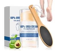 SPERMUOY Crema idratante e anti-cracking foot, crema per la cura dei piedi con lima per calli altamente efficace, idratante e anti-strappo