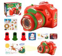 SPERMUOY Proiettore di Natale luci interne, 2 pezzi di luci per proiettore di Natale, proiettore di Natale con motivo natalizio per interni e feste di Natale