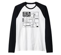 Spero Che Questa e-Mail Ti trovi Prima di Fare Cat Humor Meme Maglia con Maniche Raglan