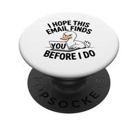 Spero Che Questa E-mail Vi Trovi Prima Di Me Angry Duck PopSockets PopGrip Adesivo