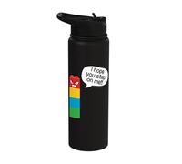 Spero che tu mi calpesti Funny Block Building Brick Builder Stainless Steel Insulated Water Bottle