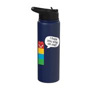 Spero che tu mi calpesti Funny Block Building Brick Builder Stainless Steel Insulated Water Bottle