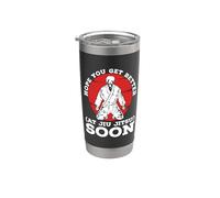 Spero che tu possa migliorare combattimento arti marziali combattente Jiu Jitsu Bicchiere termico in acciaio inox doppia parete