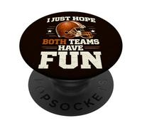 Spero solo che entrambe le squadre abbiano, Dicendo divertenti tifosi di calcio PopSockets PopGrip Adesivo