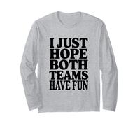 Spero Solo Che entrambe Le Squadre Si divertano a Fare Sport Maglia a Manica