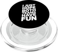 Spero solo che entrambe le squadre si divertano a fare sport PopSockets PopGrip per MagSafe