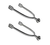 Sperone da equitazione ad alta resistenza con estremità realizzate per comfort e uso professionale a cavallo in zinco