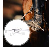 Speroni da allenamento per cavalli western da 2 pezzi, antichi, di pregevole