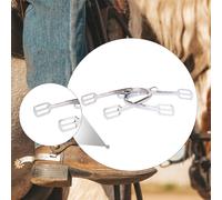 Speroni da allenamento per cavalli western da 2 pezzi, antichi, di pregevole