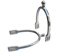 Speroni inglesi 2 pezzi, speroni per stivali da cowboy occidentali in lega, attrezzatura per equitazione per bambini, equestre