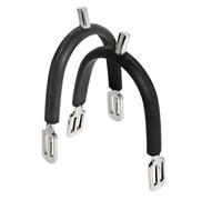 Speroni inglesi da uomo o donna in inox ricoperti in gomma con gambo a tronco Sa