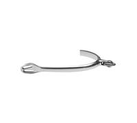Speroni inglesi in acciaio inox con gambo a rotella orizzontale Pro-light