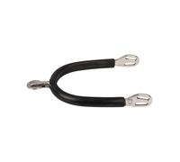 Speroni inglesi in acciaio inox rivestiti in gomma con rotella orizzontale Pro-l