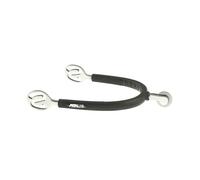 Speroni inglesi in inox rivestiti in gomma super grip con rotella liscia Metalab