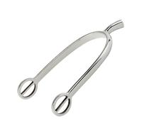 Speroni inglesi per uomo in acciaio inox con gambo a diritto a tronco Sartore