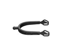 Speroni inglesi ultra fit extra grip in acciaio nero ricoperto in gomma con gamb