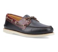 Sperry Autentico Gold Cup Leather Uomo Nero/Marrone Scarpe da Barca, Nero, 42 EU