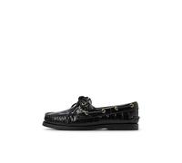 Sperry Authentic 2 Eye Scarpe da Barca Nere in Pelle da Donna - EUR 35