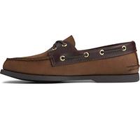 Sperry, Authentic 2-Eye, Scarpe da Barca Uomo, Marrone classico, 45.5 EU