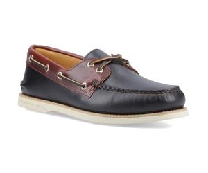 Sperry Authentic Gold Cup Scarpe da Barca in Pelle Nere/Marroni da Uomo - EUR 44