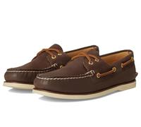 Sperry Authentic Gold Cup Scarpe Da Barca Marroni In Pelle Da Uomo - EUR 43.5