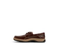 Sperry Billfish - Scarpe da barca a 3 occhielli da uomo, Marrone scuro, 43.5 EU