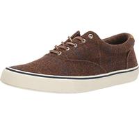 Sperry Mens Striper II CVO Wool Plaid Sneaker, Brown Plaid, 10