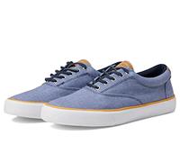Sperry Men's Striper II Seacycled Sneaker, Navy Twill, 14 Wide