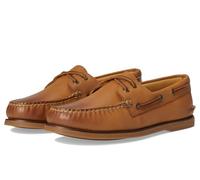 Sperry Scarpa da barca da uomo Gold Authentic Original 2-Eye, Marrone chiaro, 14 Wide