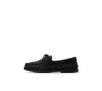 Sperry Scarpa da barca originale da uomo con 2 occhielli, nero, 47 EU
