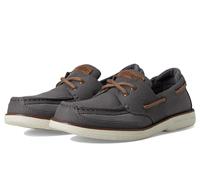 Sperry Scarpa da barca Surveyor con 2 occhielli da uomo, Grigio, 43.5 EU