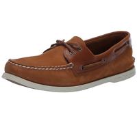 Sperry Scarpe da barca da uomo A/O 2-Eye Wash. Lea Tortora, Nubuck marrone chiaro, 47 EU Weit