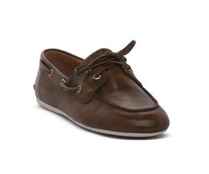 SPERRY SLIMBOAT TAN LEATHER mocassino Donna 40