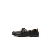Sperry Top Sider Harbor - Scarpe da barca da uomo, Nero/Amaretto, 43.5 EU