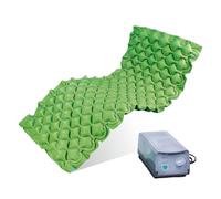 SPES Materasso Antidecubito ad Aria con Compressore Silenzioso - Kit Completo a 130 Celle Alternate per Prevenzione Piaghe - PVC Medico Ignifugo Spesso (0,32mm) e Motore Regolabile (Portata 135kg)