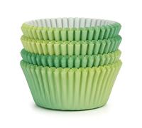 Spesh 100 pirottini per cupcake, in carta pastello, dimensioni standard, per feste di compleanno, baby shower (blu + verde)