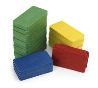 Spesh 40 distanziatori in plastica, 75 x 40 mm, rondelle in plastica, cunei in plastica, blocchi distanziali nelle dimensioni: 1,5,3,5,10 mm