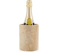 SPESHSTONES Refrigeratore per vino in marmo da 16,5 cm, in travertino, per bottiglie di vino bianco, champagne, bevande e accessori da bar per la casa, in pietra, per regali di inaugurazione della